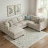 8' X 10' Green Floral Distressed Area Rug