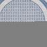 8' X 12' Ivory and Blue Geometric Distressed Non Skid Area Rug