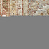 9' X 13' Beige Geometric Distressed Area Rug
