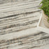 8' X 10' Cream Abstract Distressed Area Rug