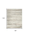 8' X 10' Cream Abstract Distressed Area Rug