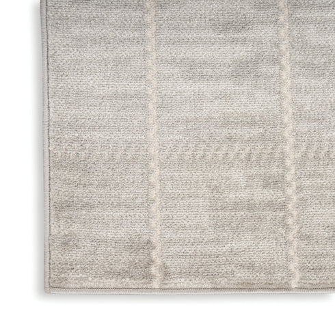 9' X 12' Gray Geometric Area Rug