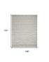9' X 12' Gray Geometric Area Rug