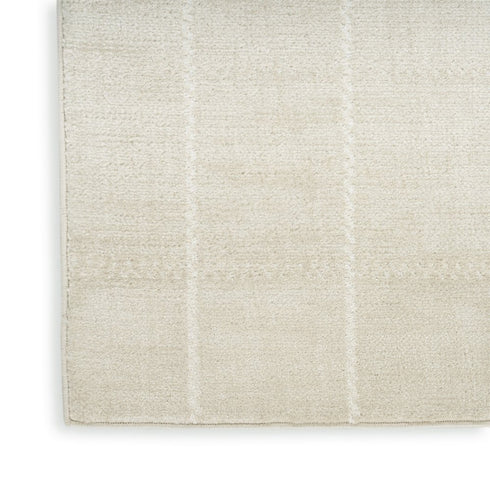 9' X 12' Cream Geometric Area Rug
