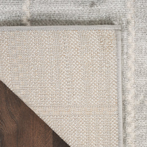 9' X 12' Gray Geometric Area Rug