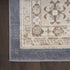 9' X 12' Blue Geometric Distressed Area Rug