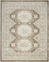 8' X 10' Brown Geometric Distressed Area Rug