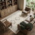 8' X 10' Gray Geometric Distressed Area Rug