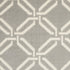 5' X 7' Gray and Ivory Trellis Non Skid Area Rug