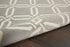 5' X 7' Gray and Ivory Trellis Non Skid Area Rug