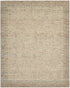 8' X 10' Beige and Tan Wool Abstract Area Rug