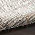 8' Brown and Ivory Abstract Runner Rug