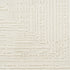 8' Ivory Abstract Runner Rug