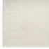 8' Ivory Abstract Runner Rug