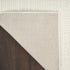 8' Ivory Abstract Runner Rug