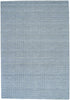 8' X 11' Denim Blue Wool Area Rug