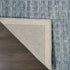 8' X 11' Denim Blue Wool Area Rug