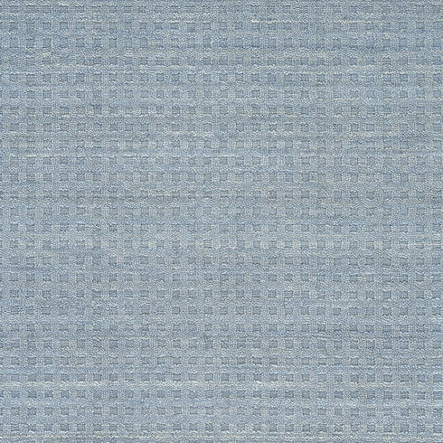 8' X 11' Denim Blue Wool Area Rug