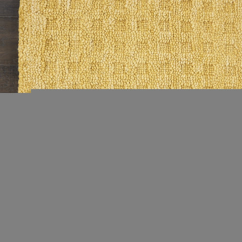 8' X 11' Gold Wool Area Rug