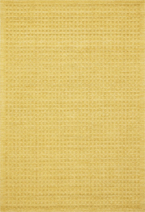 8' X 11' Gold Wool Area Rug