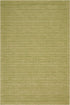 5' X 8' Green Wool Area Rug