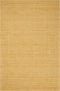 5' X 8' Gold Wool Area Rug
