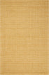 5' X 8' Gold Wool Area Rug