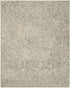 8' X 12' Beige and Gray Wool Abstract Geometric Area Rug