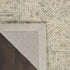 8' X 12' Beige and Gray Wool Abstract Geometric Area Rug