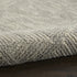 8' X 12' Gray Wool Geometric Area Rug