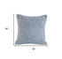 Set of Two Blue Chevron Cotton Throw Pillows