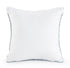 Set of Two Blue Chevron Cotton Throw Pillows