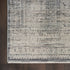 9' X 11' Ivory And Blue Abstract Area Rug With Fringe