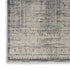 9' X 11' Ivory And Blue Abstract Area Rug With Fringe