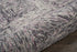 8' X 11' Ivory Black and Gray Wool Geometric Area Rug