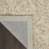 8' X 11' Ivory Tan and Gray Wool Geometric Area Rug