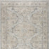 9' X 11' Beige And Ivory Floral Distressed Area Rug