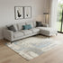 8' X 10' Beige And Gray Abstract Area Rug