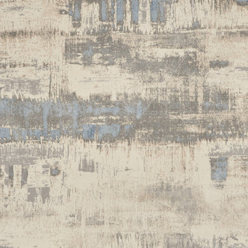 8' X 10' Beige And Gray Abstract Area Rug