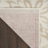 8' X 10' Beige And Ivory Floral Area Rug