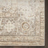 8' Beige And Brown Geometric Runner Rug