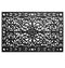 24" X 36" Black Rubber Scrollwork Outdoor Door Mat