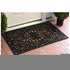 24" X 36" Black Rubber Scrollwork Outdoor Door Mat