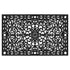 24" X 36" Black Rubber Scrollwork Outdoor Door Mat