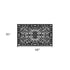 24" X 36" Black Rubber Scrollwork Outdoor Door Mat