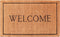 30" X 48" Natural and Black Coir Welcome Outdoor Door Mat
