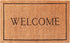 30" X 48" Natural and Black Coir Welcome Outdoor Door Mat
