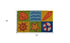 18" X 30" Orange Yellow Coir Seashells Outdoor Summer Door Mat
