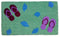 18" X 30" Green Coir Flip Flop Outdoor Door Mat