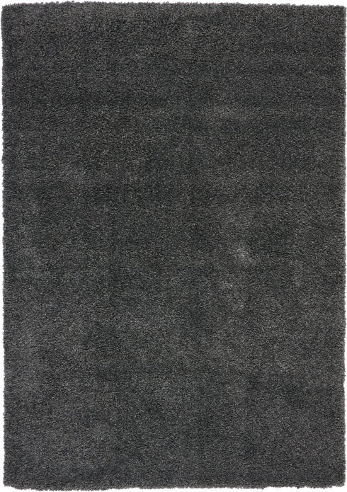 7' X 10' Gray Shag Area Rug
